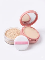 LOOSE POWDER & Compact Powder Suitable for all skin types - 03 BEIGE With a brush - 14g - 20g