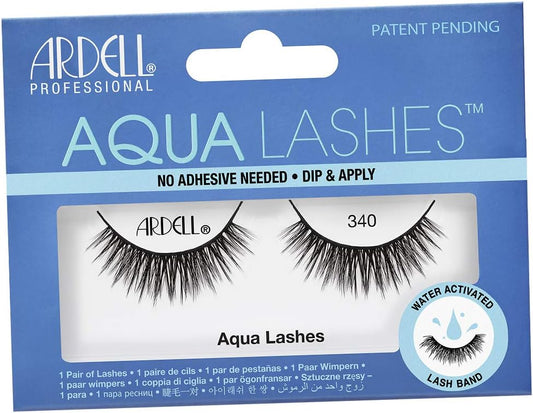 Aqua Lashes™ Water-Activated, Adhesive-Free False Eyelashes style 340