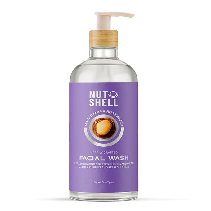 Nutshell Macadamia & Rose Water Facial Wash 250 ml
