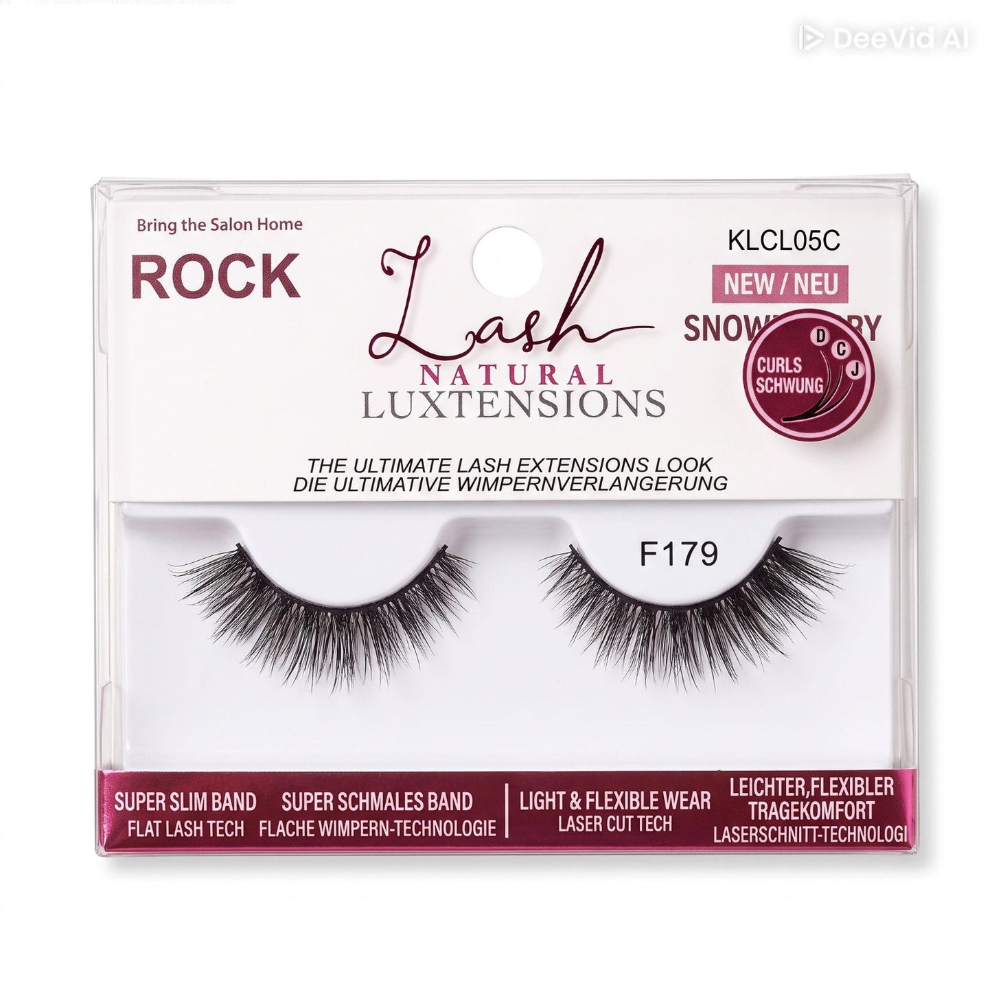 Lash NATURAL SNOW SHIRLEY CURLS SCHWUNG - F 179