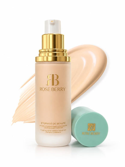 Rose Berry ETERNITE DE BEAUTE 24H WEAR BREATHABLE FOUNDATION shade 01 - 40ml