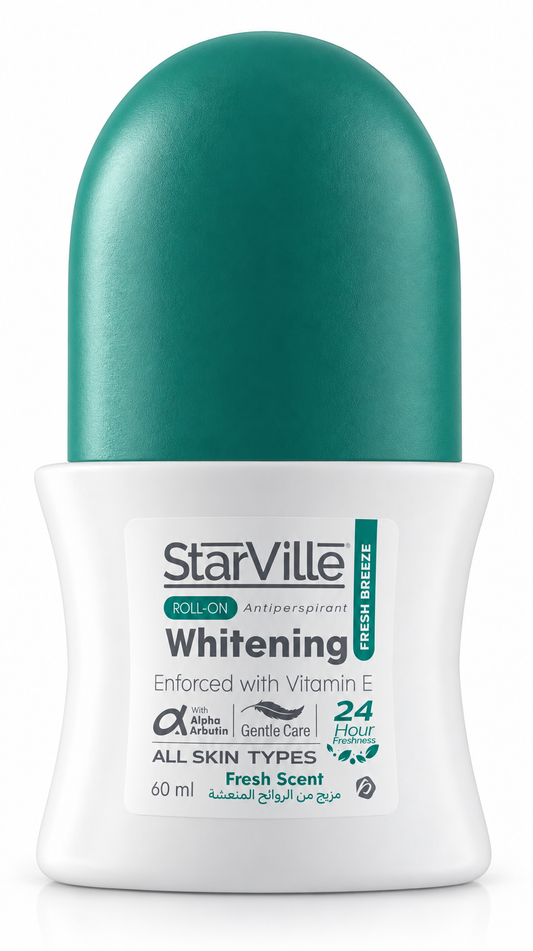 Whitening Antiperspirant Roll-On – Fresh Breeze - 60ml