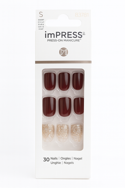 imPRESS PRESS-ON MANICURE KIM020C No Other 30 Nails