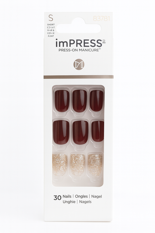 imPRESS PRESS-ON MANICURE KIM020C No Other 30 Nails