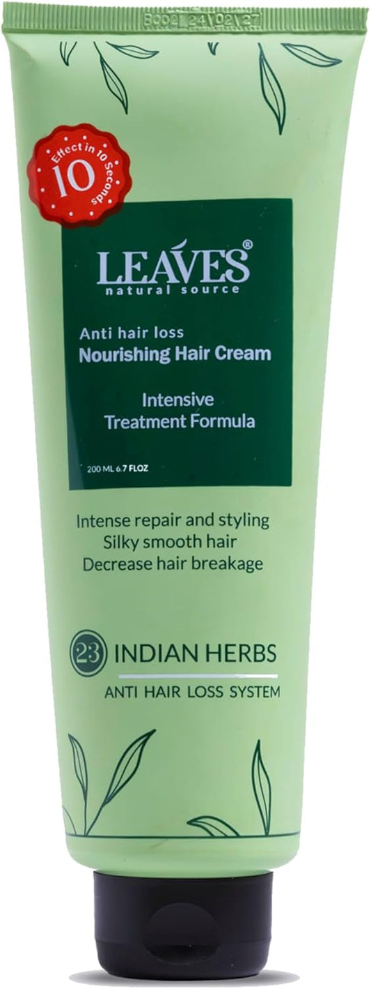 Anti Hair Loss Nourishing Hair Cream - Intensive Treatment with 23 Indian Herbs - 200ml