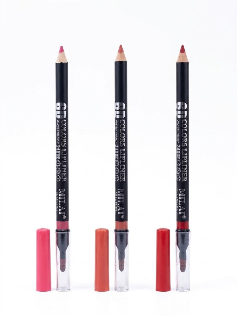 Milai Cosmetic 6D COLORS LIPLINER WATERPROOF 2 IN 1 - 24H shade 1-4-7 - 0.7g