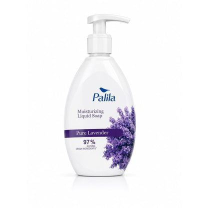 Palila Moisturizing Liquid Soap -97% NATURAL ORIGIN INGREDIENTS - Hand Soap - Pure Lavender - 500ml