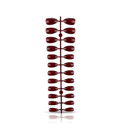 Merry color Glossy paint 24 NAILS - shade 2 - Burgundy
