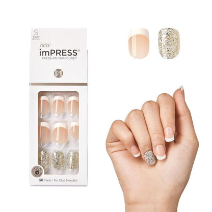 Kiss imPRESS Press-On Manicure Time Slip KIM008C 30 Nails