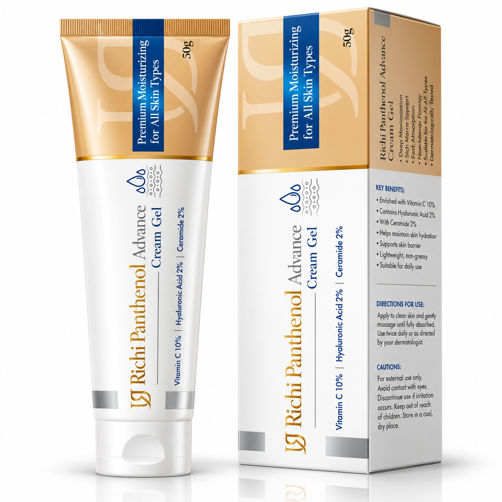 Panthenol Advance Cream Gel Premium Moisturising 50g