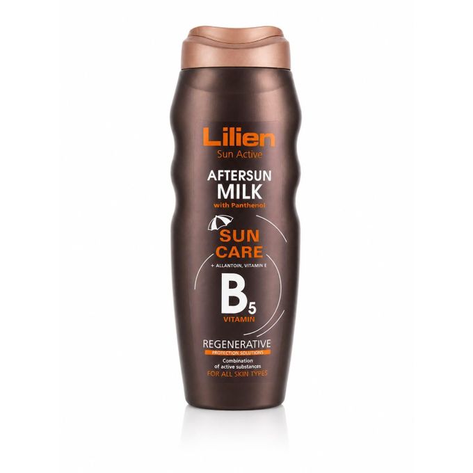 Lilien Sun Active AFTERSUN MILK with panthenol - SUN CARE - REGENERATIVE PROTECTION SOLUTIONS - B5 VITAMIN - 200ml