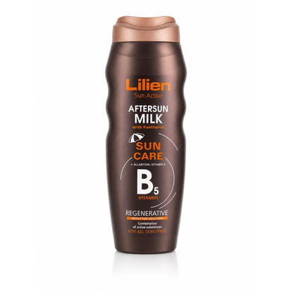 Lilien Sun Active AFTERSUN MILK with panthenol - SUN CARE - REGENERATIVE PROTECTION SOLUTIONS - B5 VITAMIN - 200ml