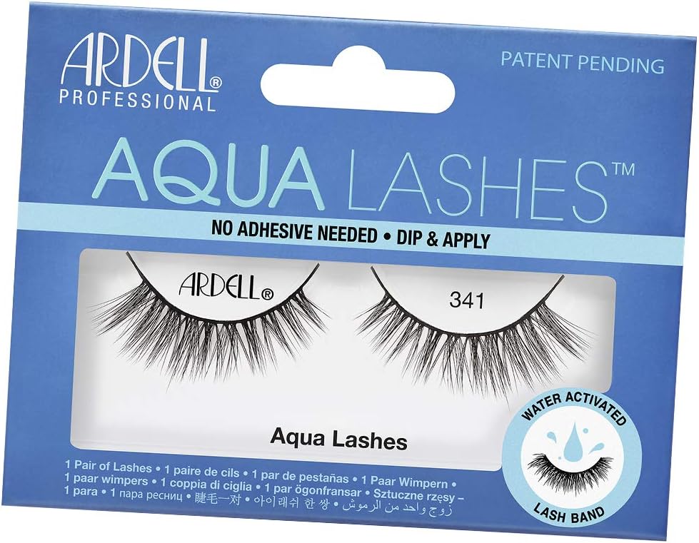 Aqua Lashes™ Water-Activated, Adhesive-Free False Eyelashes style 341