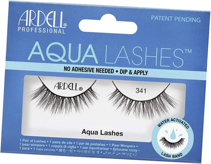 Aqua Lashes™ Water-Activated, Adhesive-Free False Eyelashes style 341