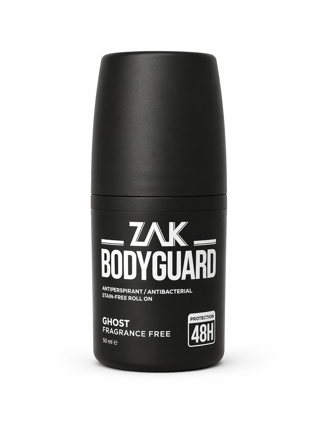 BODYGUARD GHOST FRAGRANCE FREE ANTIPERSPIRANT-ANTIBACTERIAL STAIN- ROLL ON 50ml
