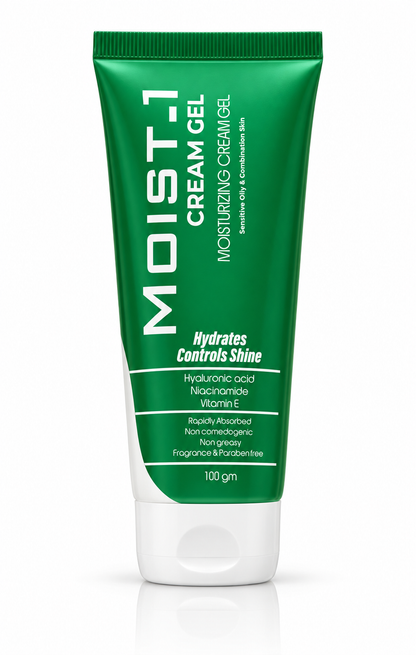 Cream Gel – Moisturizing Gel for Oily & Combination Skin - Hydrates & Controls Shine - Fragrance-Free Non-Comedogenic - 100g