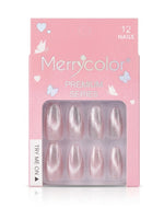 Merrycolor Premium Cat Eye Press-On Nails – 12 Pcs Shimmering Fake Nails Set with Adhesive Tabs - shade 11