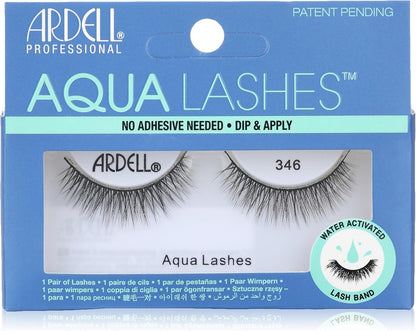 Aqua Lashes™ Water-Activated, Adhesive-Free False Eyelashes style 346