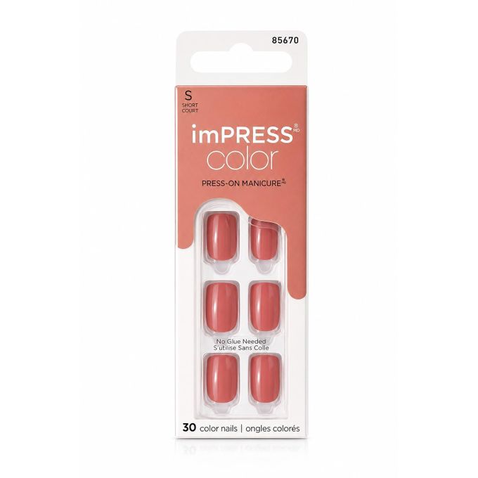 Kiss imPRESS Color Press-On Manicure – Short (30 Nails) IMC27C