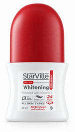 Whitening Antiperspirant Roll-On – Red Berry - 60ml