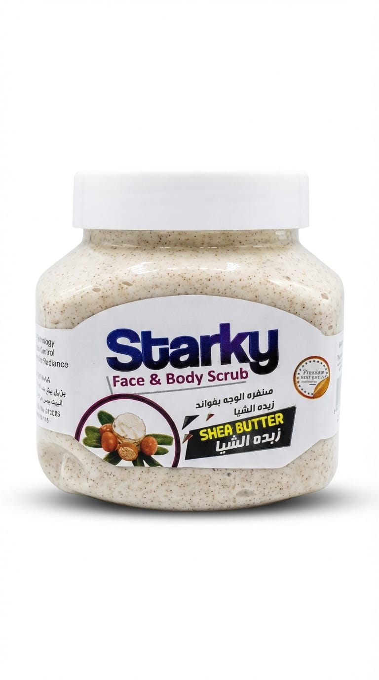 Face & Body Scrub with Shea Butter 300ml