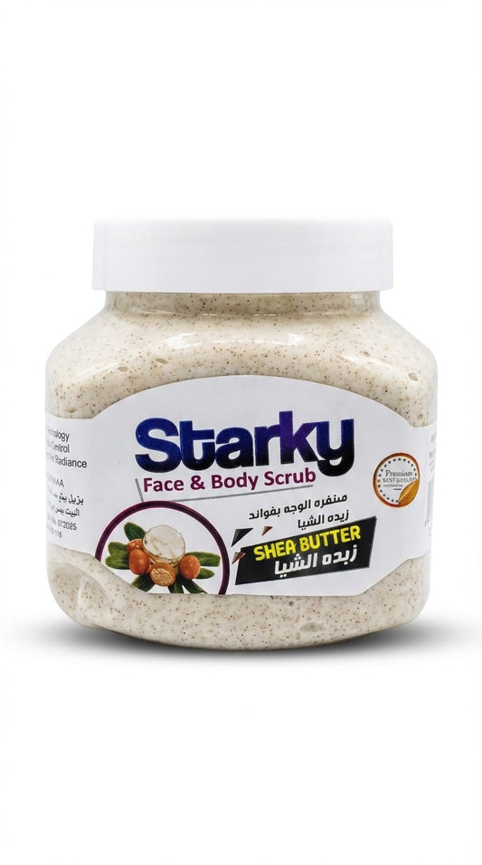 Face & Body Scrub with Shea Butter 300ml