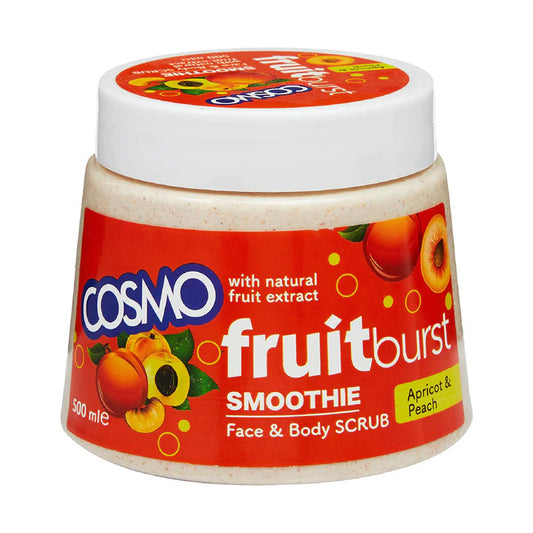 FACE & Body SCRUB fruitburst SMOOTHIE for Apricot & peach - 500ml