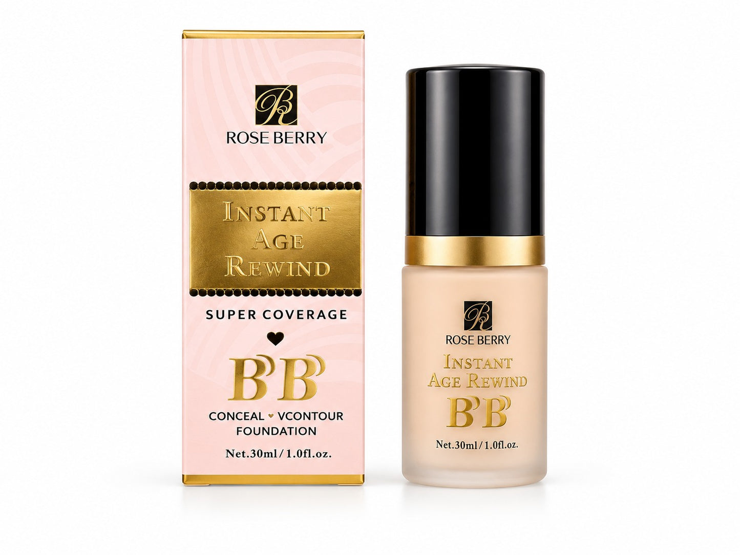 INSTANT AGE REWIND SUPER COVERAGE BB CONCEAL VCONTOUR FOUNDATION - 30ml
