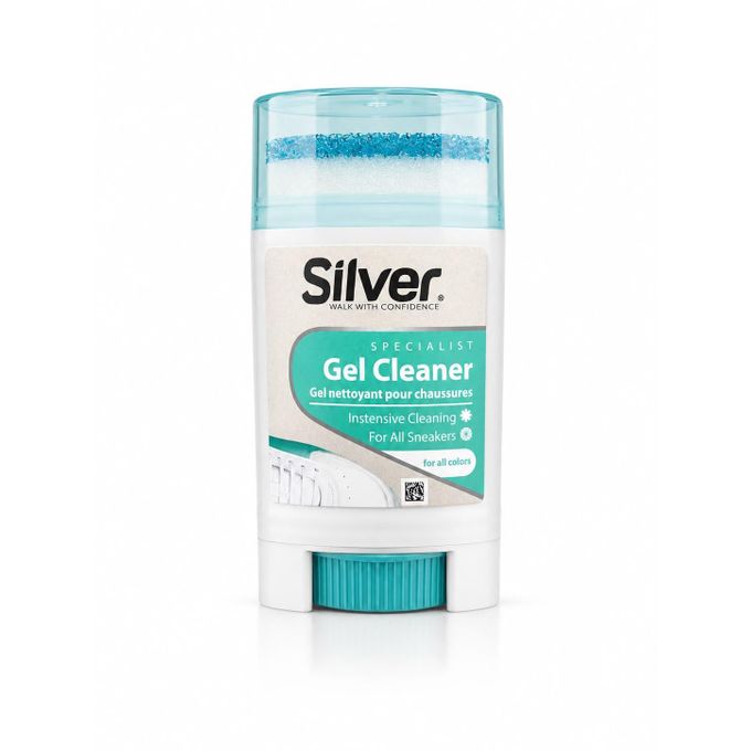 Silver Sneaker Gel Cleaner 50ml with Sponge Applicator – Suitable for All Colors - 50ml