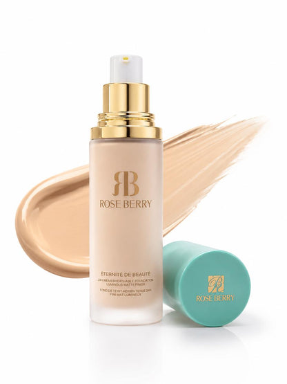 Rose Berry ETERNITE DE BEAUTE 24H WEAR BREATHABLE FOUNDATION shade 02 - 40ml