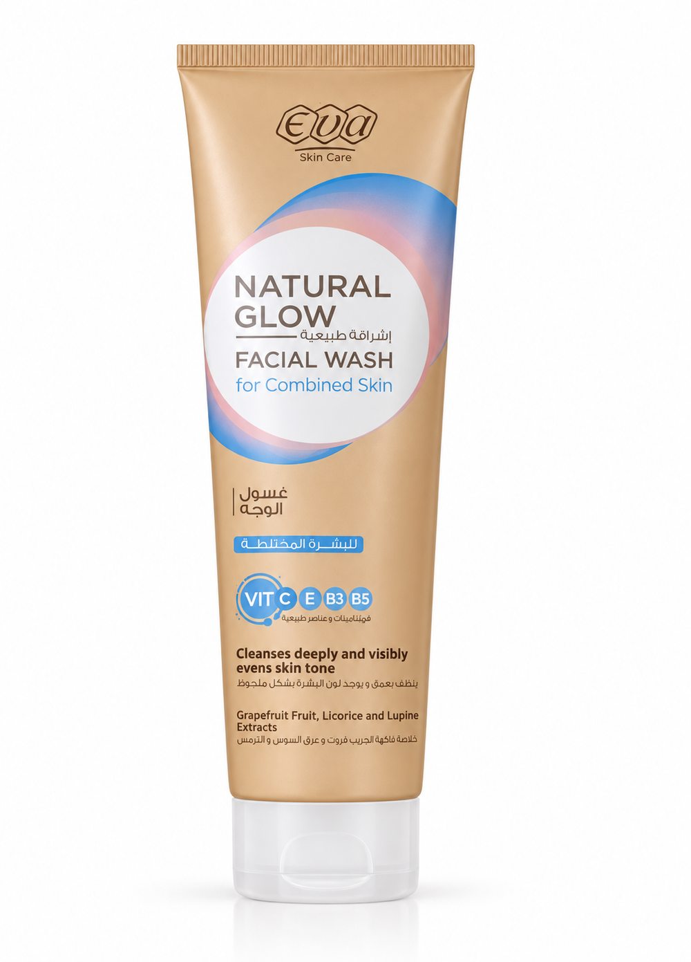 Skin Care Natural Glow Facial Wash for Combination Skin – 100 ml