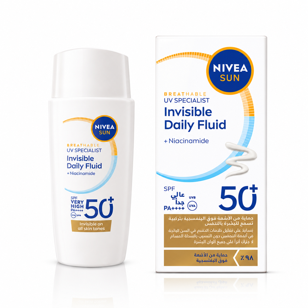 BREATHABLE UV SPECIALIST Invisible Daily Fluid +Niacinamide SPF VERY HIGH PA++++ UVA 50+ 40ml