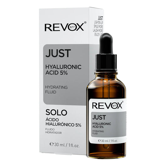 JUST HYALURONIC ACID 5% HYDRATING FLUID DermatologicallyTested 30ml