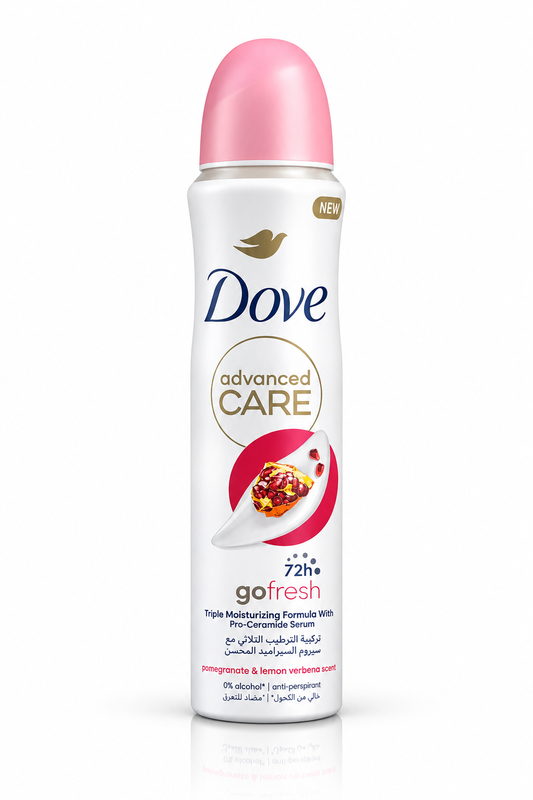 advanced CARE go fresh pomegranate & lemon verbena scent 150ml