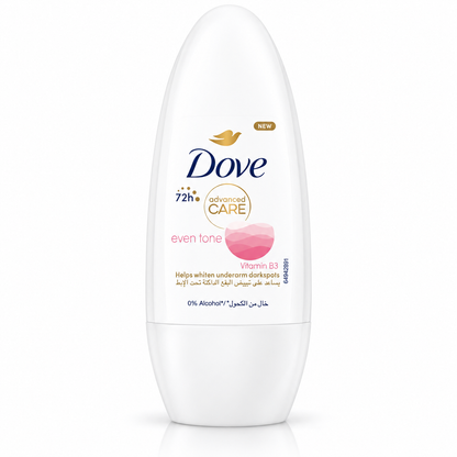 Advanced Care Even Tone Antiperspirant Roll-On with Vitamin B3 – 50 ml