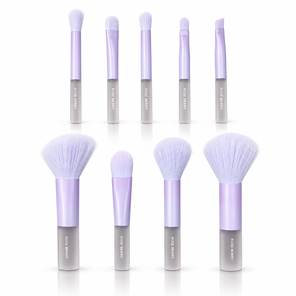Makeup Brush Set Sweet - Glam Travel Kit - MK3-282 A - 9PCS