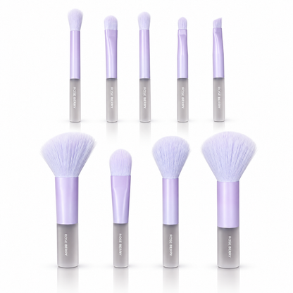 Makeup Brush Set Sweet - Glam Travel Kit - MK3-282 A - 9PCS