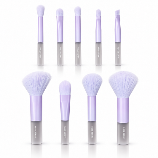 Makeup Brush Set Sweet - Glam Travel Kit - MK3-282 A - 9PCS