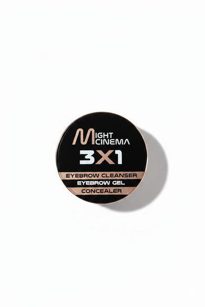 3X1 Cream Makeup Display Set EYEBROW CLEANSER - EYEBROW GEL - CONCEALER
