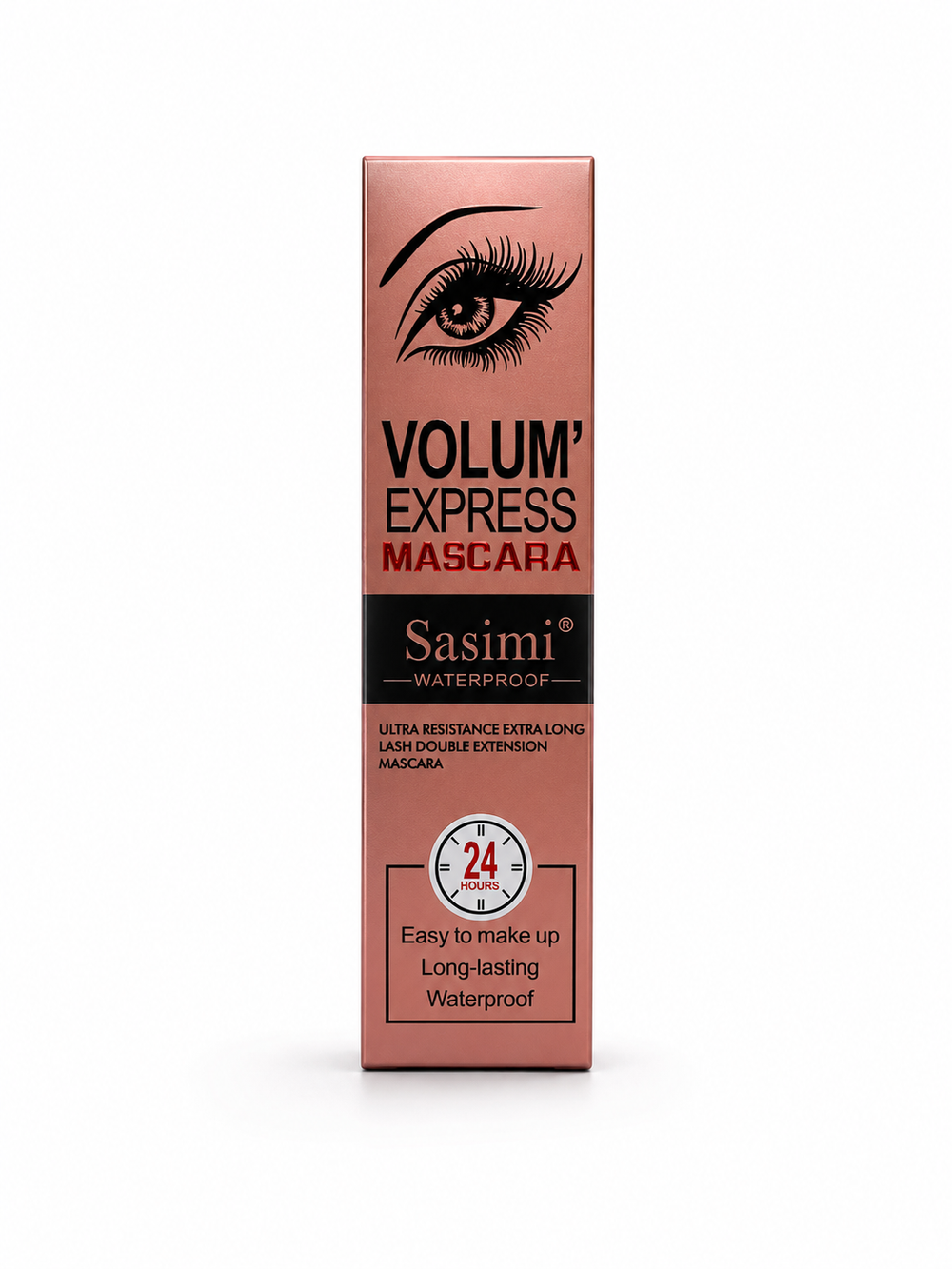 VOLUME EXPRESS MASCARA -Easy to make up Longlasting - Waterproof - 24 HOURS - 12ml