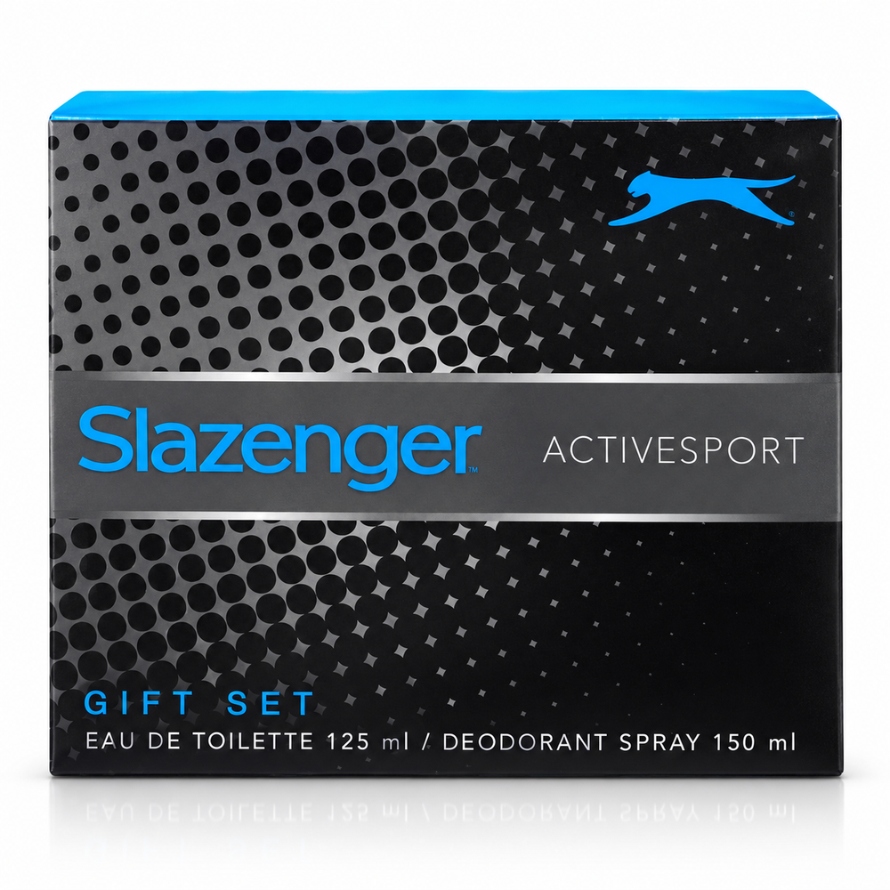 ActiveSport Men’s Gift Set Blue – Deodorant Spray 150 ml + Eau de Toilette 125 ml