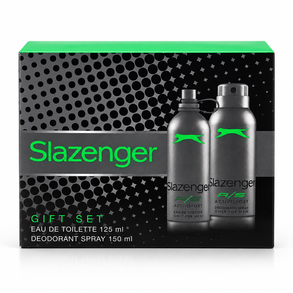 ActiveSport Men’s Gift Set Green  – Eau de Toilette 125 ml + Deodorant Spray 150 ml