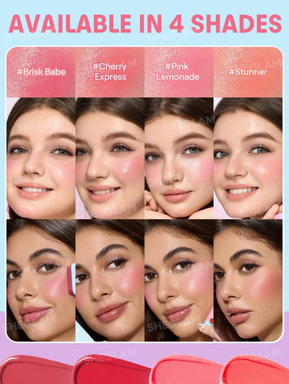 Glass Glow Blush Stick-Brisk Babe 15g