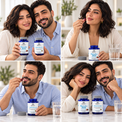Omega RX Plus & Biovita Advance Dietary Supplement Set – 2 × 60 Gummies
