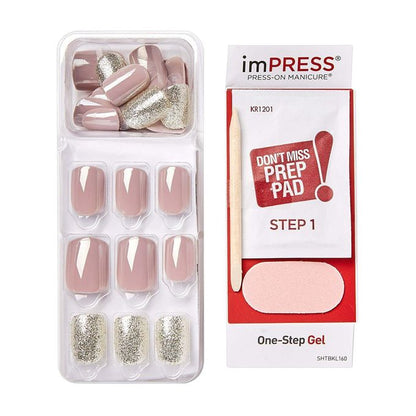 Kiss imPRESS PRESS-ON MANICURE KIM002C One More Chance 30 Nails