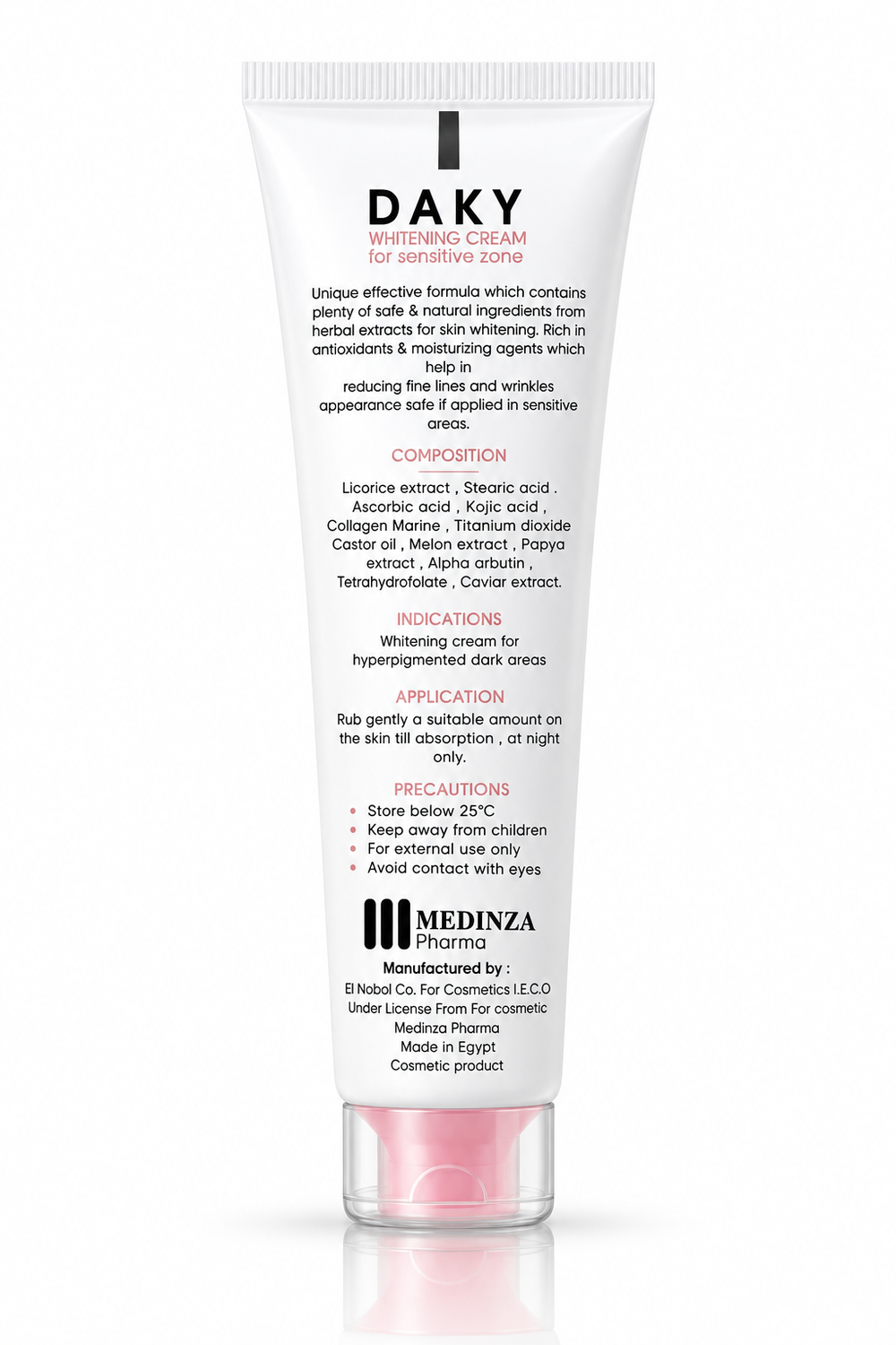 Daky WHITENING CREAM for Sensitive Zone 50g