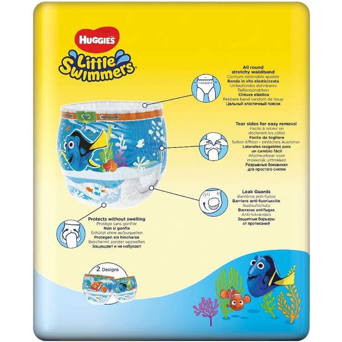 Huggies Little Swimmers Disposable Swim Pants – Size 5-6 (12-18 kg) – 11 Pants