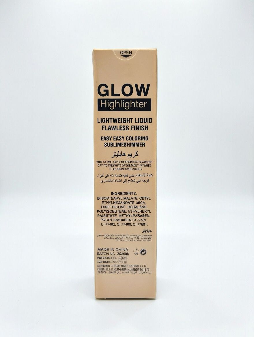 LIQUID SHINE GLOW Highlighter LIGHTWEIGHT LIQUID FLAWLESS FINISH 20 ml