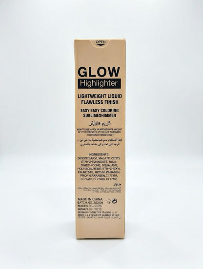 LIQUID SHINE GLOW Highlighter LIGHTWEIGHT LIQUID FLAWLESS FINISH 20 ml