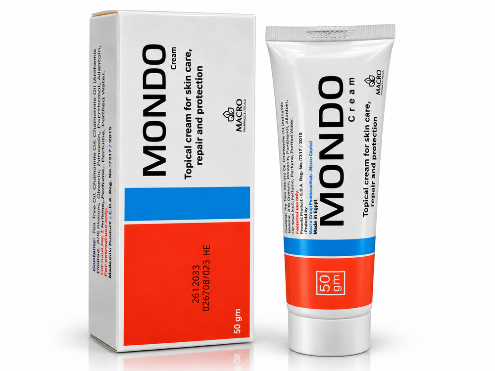 MONDO CREAM Moisturizing & Soothing Skin Care Cream – 50 g